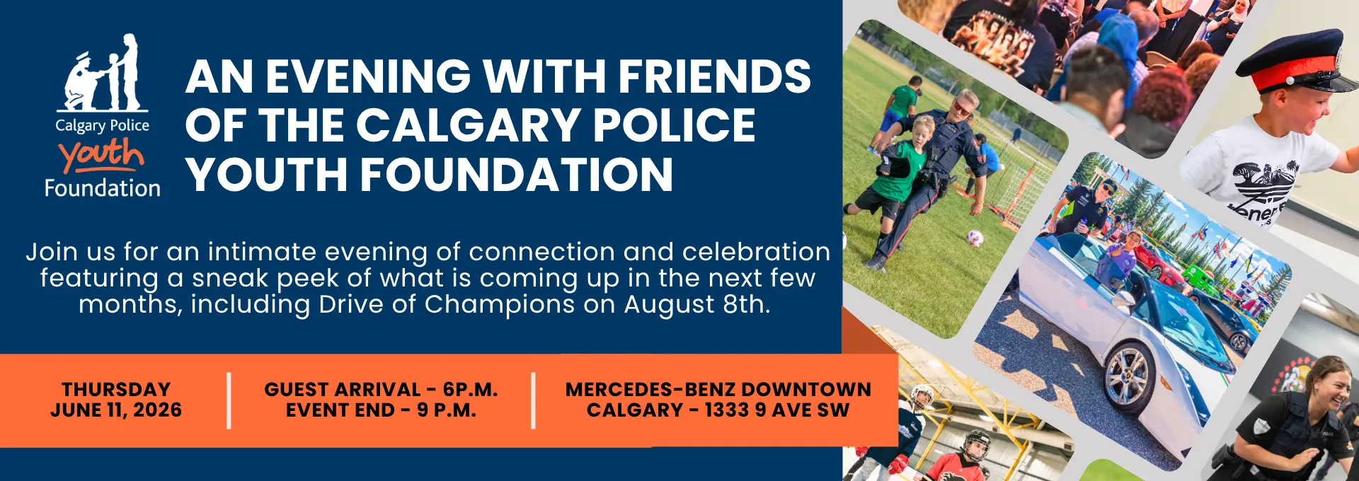 Calgary Police Youth Foundation event June 11 2026 featuring Drive of Champions
