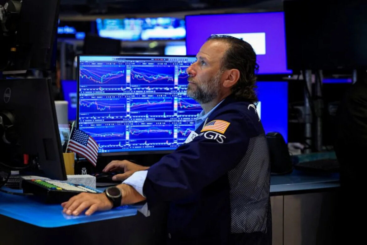Financial markets data showing Treasury yields and stock market indices during September 2026 volatility