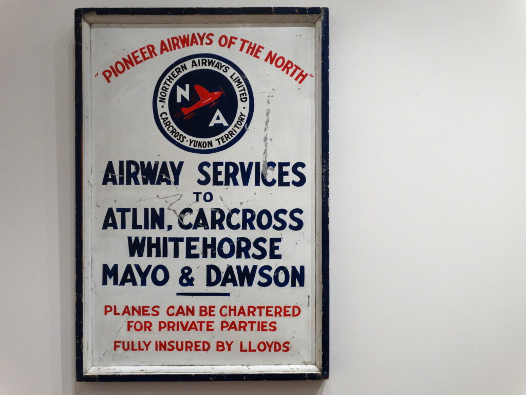 Antique Sign for Northern Airways - Yukon Transportation Museum - Whitehorse - Yukon Territory - Canada.jpg