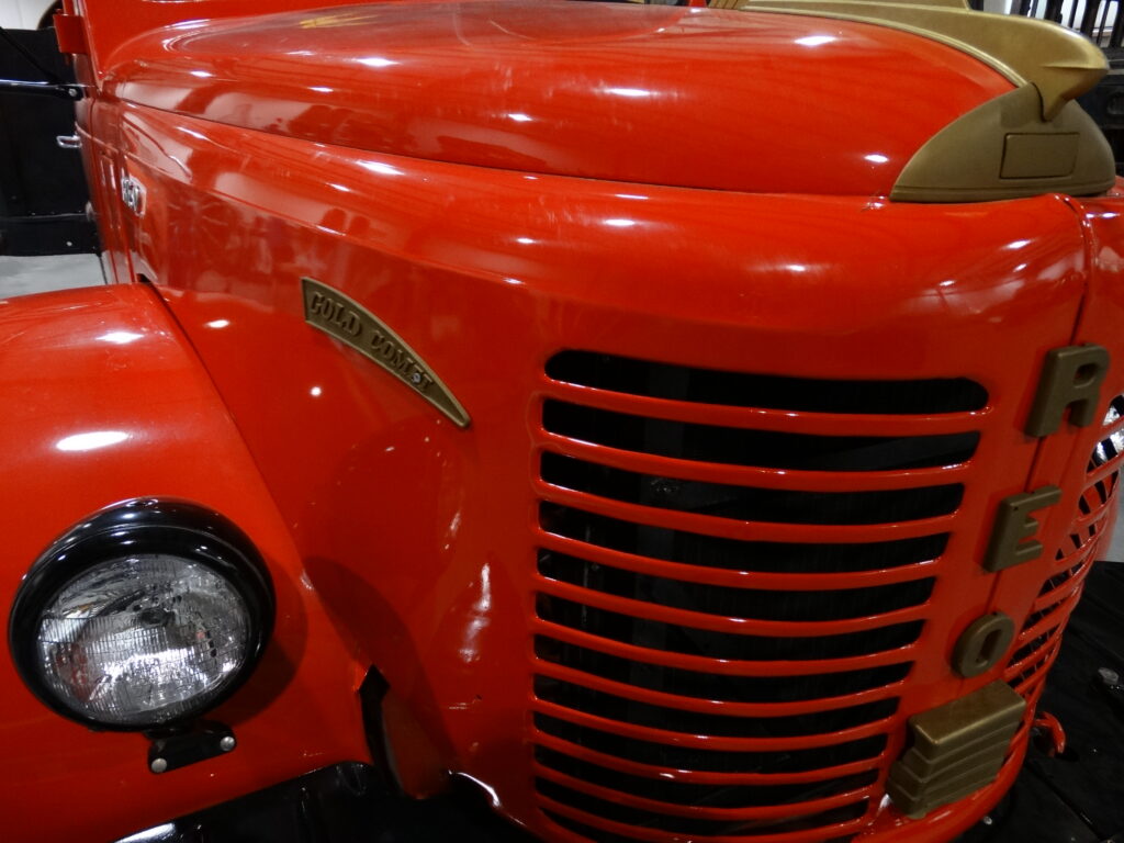 Hood and Grill of REO Gold Comet - Yukon Transportation Museum - Whitehorse - Yukon Territory - Canada.jpg
