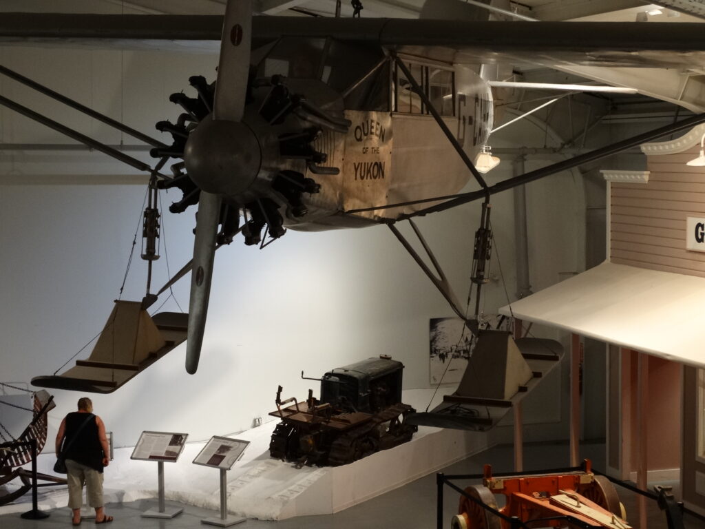 Replica of Queen of the Yukon Plane - Yukon Transportation Museum - Whitehorse - Yukon Territory - Canada.jpg